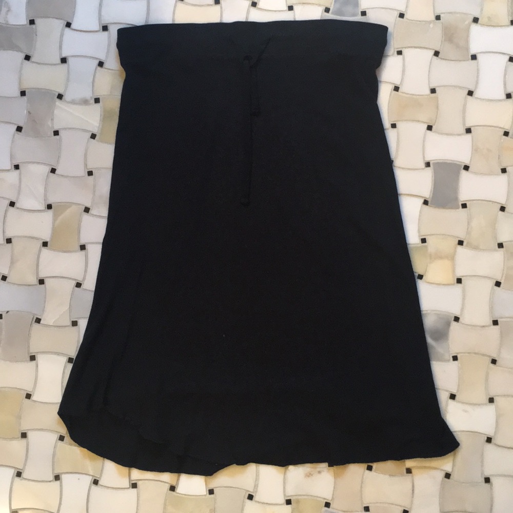 James Perse 100% cotton black skirt